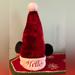 Disney Holiday | Disney Parks Mickey Mouse Santa Hat Ears Christmas Holiday One Size Fits Most | Color: Red | Size: Os