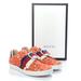 Gucci Shoes | New Gucci Lace Crystal Sylvie Web Flower Leaf Womens Ace Sneakers | Color: Orange | Size: 6.5