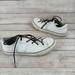 Converse Shoes | Converse Youth Tennis Shoes 4 White Canvas Low Top Junior | Color: White | Size: 4bb