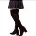 Tory Burch Shoes | Like New! Laila 45mm Over-The-Knee Bootstretch Suede || Color : Perfect Black 8 | Color: Black | Size: 8