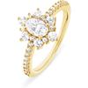FAVS Damenring 925er Silber 54 Damen