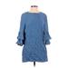 Beach Lunch Lounge Casual Dress: Blue Dresses - Women's Size X-Small