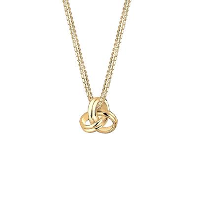 Elli PREMIUM - Knoten 585 Gelbgold Ketten 1 ct Damen