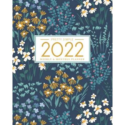 Planner Weekly Monthly Planner And Daily Organizer Meadow Floral Cover