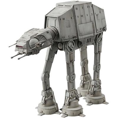 Modellbausatz BANDAI "Star Wars AT-AT" Modellbausätze grau Kinder Modellbausätze