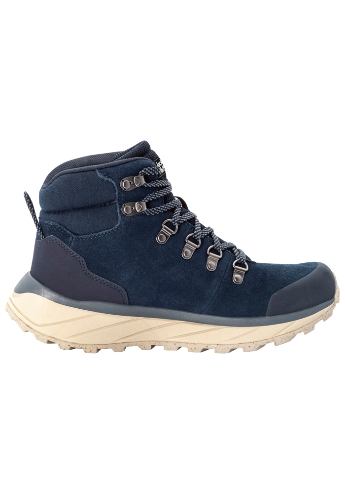 Outdoorschuh JACK WOLFSKIN "TERRAVENTURE URBAN MID W", Gr. UK7-EU405, Normalschaft, blau (dunkelblau), Main Material Second Material Lining Sole, Schuhe