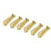 Uxcell Guitar Pickguard Mounting Screws with Spring M3x22mm Single Coil Pickup Ring Screws for Guitar Golden 6 Pack