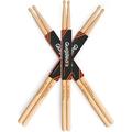 QuigBeats Drum Sticks Hickory 5A Drumsticks Drumsticks for Adults & Kids 5A 3 Pairs - A