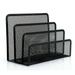 Desk File Mail Organizer Countertop 3 Slots Desktop File Folder Sorter Holder Organizer for Document Letter Envelope Mail Paper Folder Bill Filing Paper Letter Desk Tray Organizer