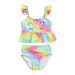 ZIYIXIN Toddler Baby Girl Unicorn Swimsuit Two Piece Bikini Tankini Sets Ruffled Bathing Suit Beachwear Swimwear Rainbow 4-5 Years