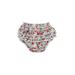 ZIYIXIN Newborn Baby Girl Bloomers Diaper Cover Shorts Ribbed Ruffle Bubble Shorts Nappy Underwear Panty Floral 0-6 Months