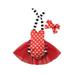 ZIYIXIN Newbron Baby Girl Halter Romper Dress Backless Heart Dots Rose Sequins Tulle Tutu Skirt Bodysuit Dresses Outfits Red 3-6 Months