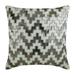 Chair Cushion Cover Pillowcases Pillow Cover 24x24 inch (60x60 cm) Grey Faux Leather Throw Pillow Cover Handmade Pillow Cover Modern Abstract - Steely Progress