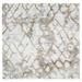 SAFAVIEH Horizon Shag Collection HZN894D Ivory / Gold Rug