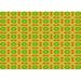 Ahgly Company Machine Washable Indoor Rectangle Transitional Dull Green Yellow Green Area Rugs 2 x 4