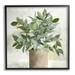 Stupell Industries Lush Green House Plant Leaves Detailed Painting Painting Black Framed Art Print Wall Art Design by Kim Allen