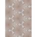 Ahgly Company Machine Washable Indoor Rectangle Transitional Rose G Pink Area Rugs 5 x 7