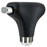 Universal Black PU Leather Automatic Gear Shift Knob Shifter Handle Lever Stick