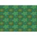 Ahgly Company Machine Washable Indoor Rectangle Transitional Jungle Green Area Rugs 7 x 9
