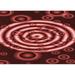 Ahgly Company Machine Washable Indoor Rectangle Transitional Maroon Red Area Rugs 8 x 10