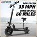 AJOOSOS X48 Electric Scooter with Seat 60 Miles Long Range 35 mph Max Speed Foldable Electric Scooter for Adults Commuting Partners