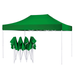 American Phoenix 10x15 ft Green Pop up Canopy Tents Outdoor Instant Car Shelter