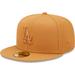Men's New Era Brown Los Angeles Dodgers Bronze Color Pack 59FIFTY Fitted Hat