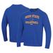 Men's Under Armour Royal Boise State Broncos Volleyball All Day Arch Fleece Pullover Sweatshirt