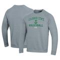 Men's Under Armour Gray Colorado State Rams Volleyball All Day Arch Fleece Pullover Sweatshirt