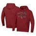 Men's Under Armour Garnet South Carolina Gamecocks Volleyball All Day Arch Fleece Pullover Hoodie