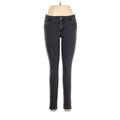 Gap Jeans - Low Rise Skinny Leg Denim: Gray Bottoms - Women's Size 6 - Black Wash