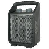 1500W Utility Space Heater Fan-Forced Type Indoor Black 2-Setting