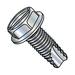 10-32X5/16 Slotted Indented Hex Washer Thread Cutting Screw Type 23 Fully Threaded Zinc (Pack Qty 8 000) BC-11053SW