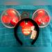 Disney Accessories | Disney Mickey Mouse Light Up Ears Headband | Color: Black/Red | Size: Os