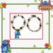 Disney Jewelry | Disney Stitch & Ohana Inspired Beaded Bracelet Set | Color: Blue/Pink | Size: Os