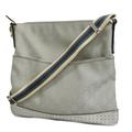 Gucci Bags | Auth Gucci Gg Canvas Shoulder Bag 145857 Women's Shoulder Bag Silver | Color: Silver | Size: Os