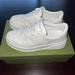 Gucci Shoes | Authentic Mens Men's Gg Embossed Sneaker White Size Gucci 8.5 Us (9) | Color: White | Size: 9