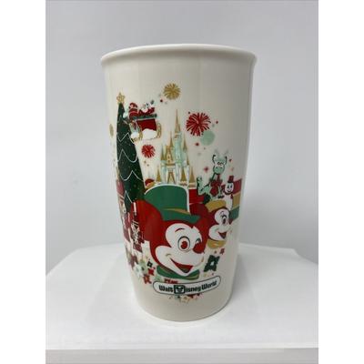 Disney Dining | 2021 Starbucks Walt Disney World Christmas Tumbler Mug Nwt Vintage Park Icons | Color: Green/Red | Size: Os