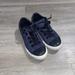 Converse Shoes | Converse - Lace Slip On Blue Black Sneakers - 2 632522f | Color: Blue | Size: 2b