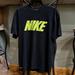 Nike Shirts | Nike Dri-Fit T-Shirt, Size M, Black W/Lime Green Letters, Excellent Condition | Color: Black/Green | Size: M