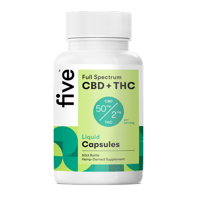 Full Spectrum CBD+THC Liquid Capsules