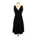 Old Navy Casual Dress - A-Line: Black Solid Dresses - Women's Size X-Small