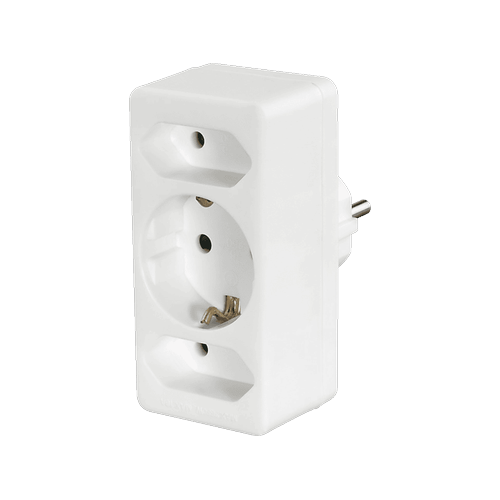 HAMA 3-Fach Steckdosenadapter