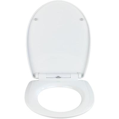 Wenko - Toilettensitz Droplets Hochglanz, WC-Sitz mit Absenkautomatik, Schnellbefestigung, Image