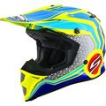 Suomy MX Speed Pro Forward Motocross Helm, blau-gelb, Größe XS
