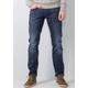 Regular-fit-Jeans PETROL INDUSTRIES "RUSSEL" Gr. 33, Länge 32, blau (dark faded) Herren Jeans Regular Fit