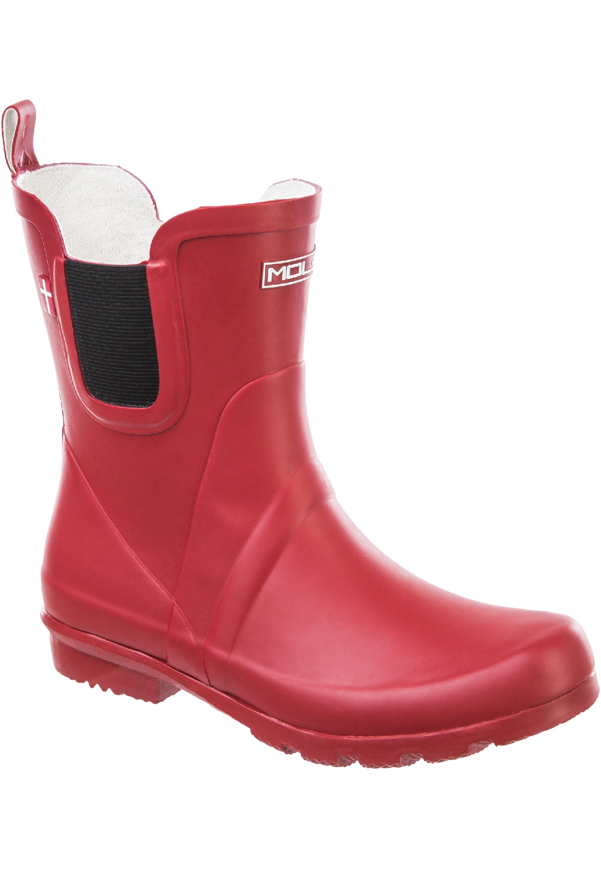 Gummistiefel MOLS "Suburbs", Gr. 36, rot, Gummi, Casual, Schuhe, mit wasserdichter Funktion Image