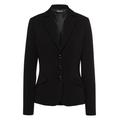 Frank Walder Blazer Damen schwarz, Gr. 40, Polyester, mit farblich abgestimmten Knöpfen