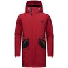 Wintermantel STONE HARBOUR "Ragaan", Herren, Gr. M (50), rot (dunkelrot), Oberstoff: 100% Polyester, Futter: 100% Polyester, Wattierung: 100% Polyester, Ärmelfutter: 100% Polyester, modisch, regular fit ca. Mitte Oberschenkel, hoch geschlossener...