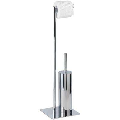 Stand WC-Garnitur »Recco« grau, Wenko, 20x71.5 cm